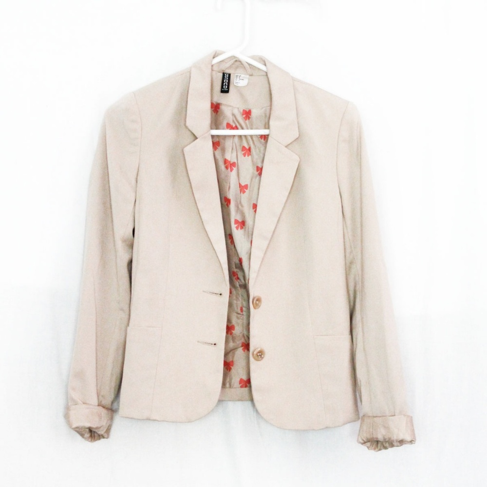 H&M tan blazer